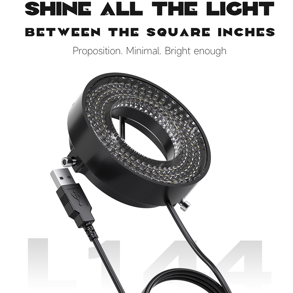 Photography Lighting Tent - Mechanic L144 LS6 Microscope LED Ring
