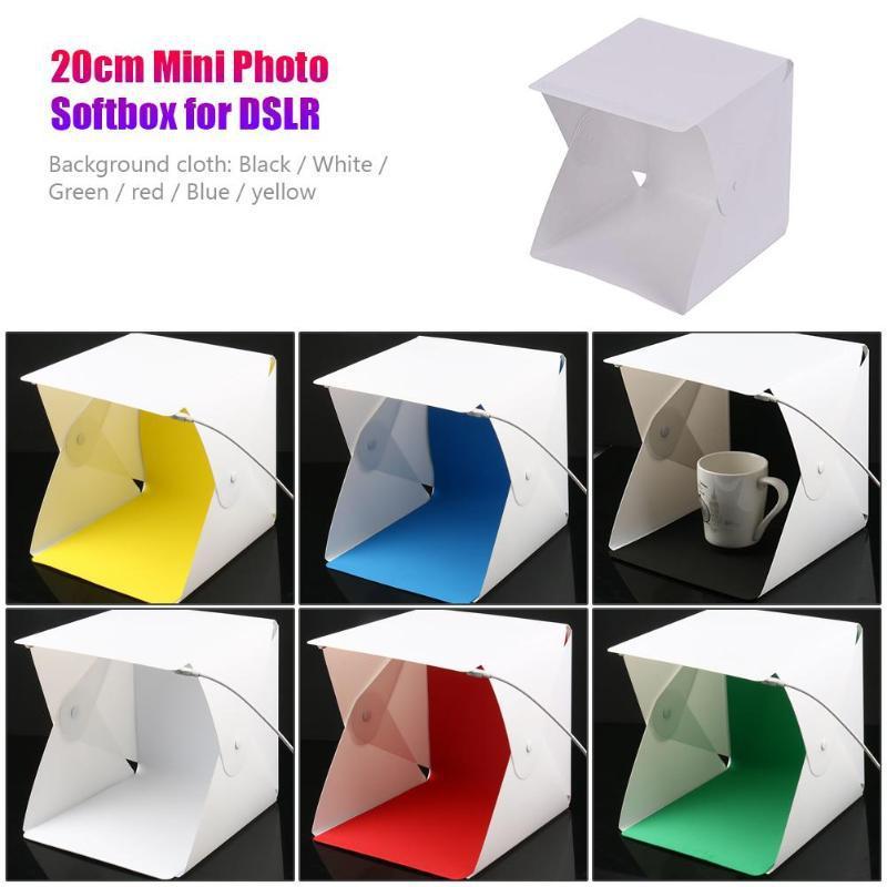 【C】Portable LED Photo Studio L - Photography Lighting Tent recension och pris