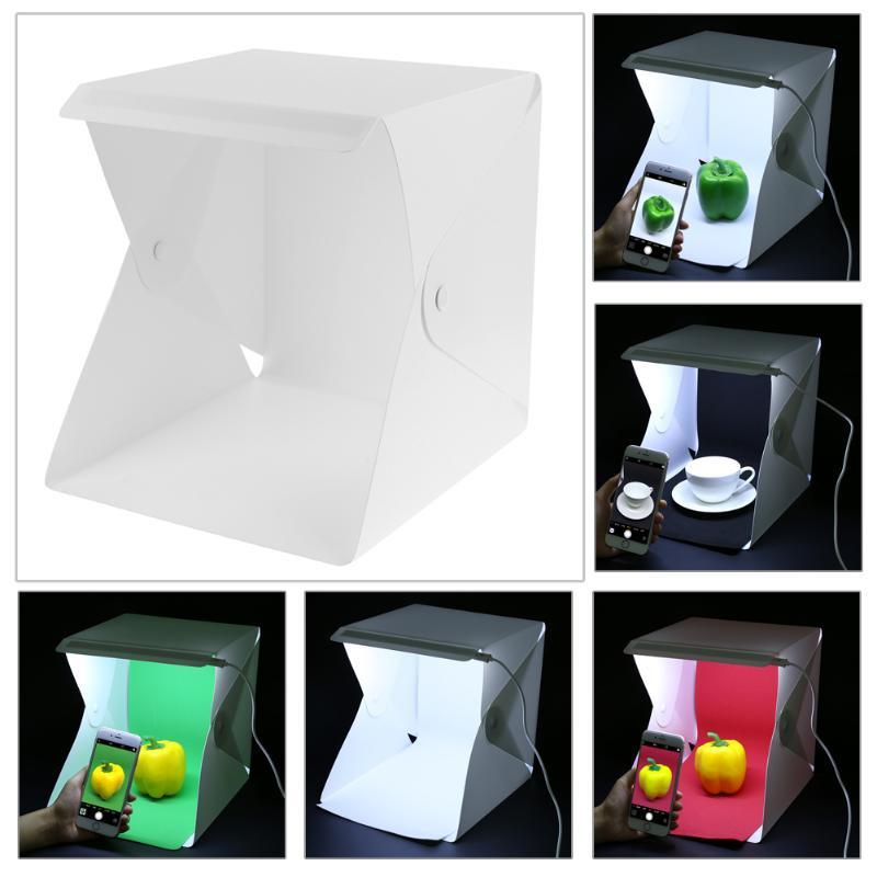 【C】Portable LED Photo Studio L - Photography Lighting Tent recension och pris