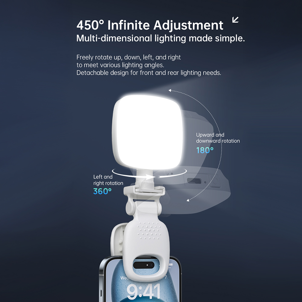 Portable LED Selfie Light Came - Photography Lighting Patterns recension och pris