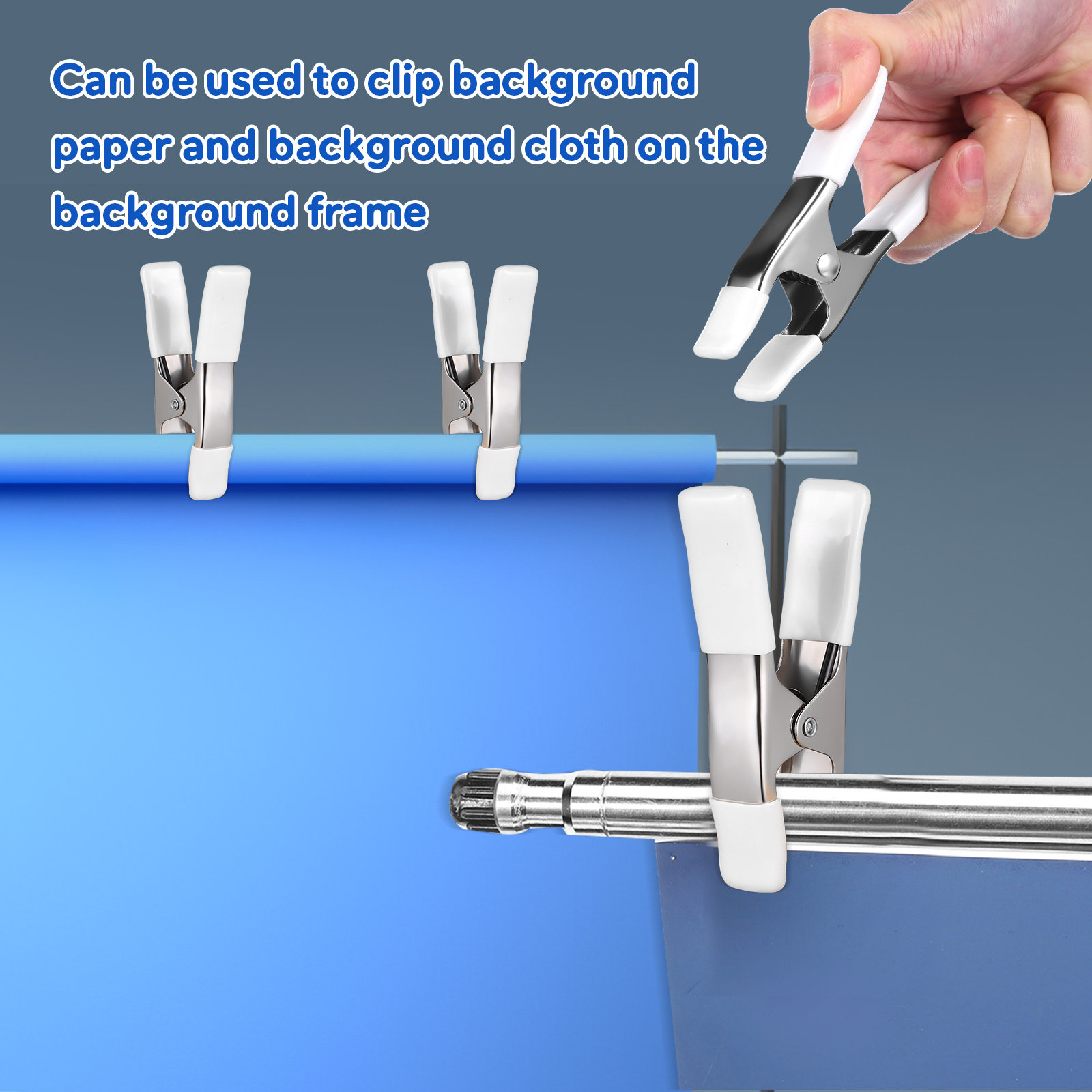 5Pcs Heavy Duty Spring Clips B - Photography Lighting Essentials recension och pris