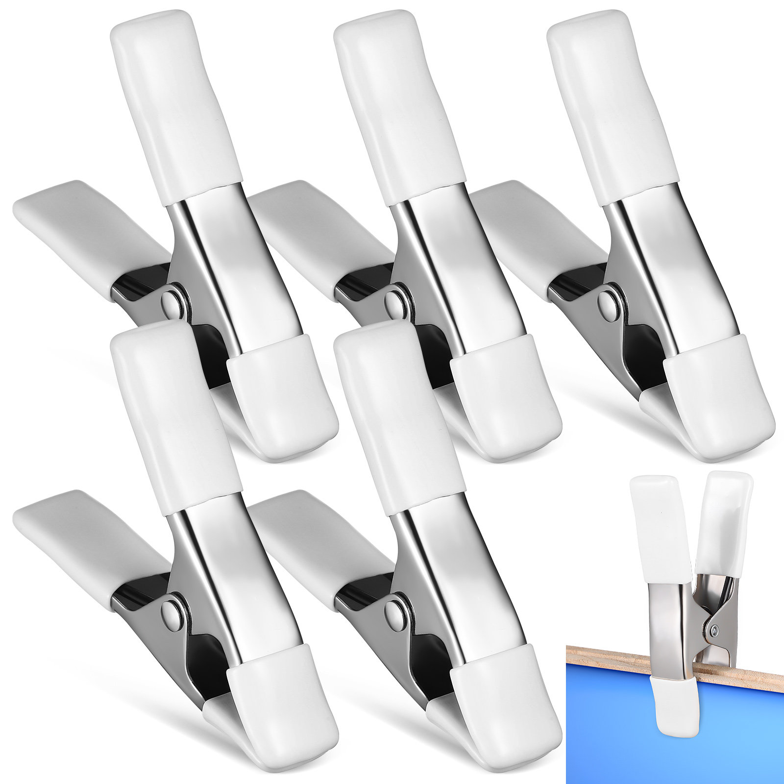 5Pcs Heavy Duty Spring Clips B - Photography Lighting Essentials recension och pris