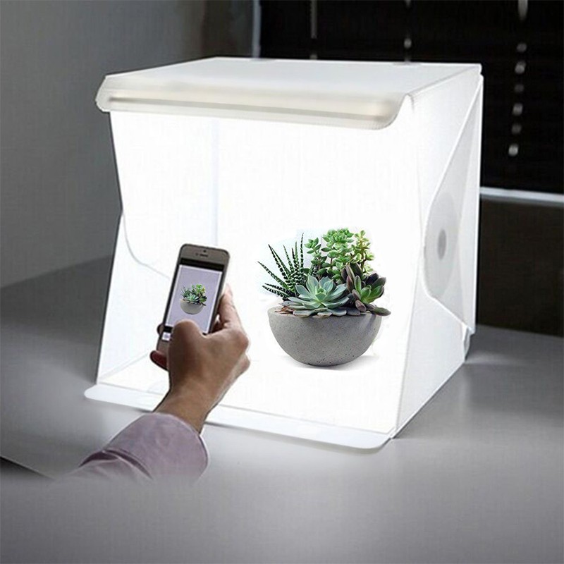 LED Panel Light Box Photograph - Photography Lighting Tent recension och pris