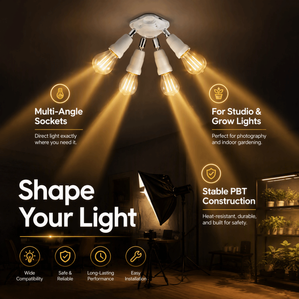 Sturdy E26 Light Splitter PBT  - Photography Lighting Direction recension och pris