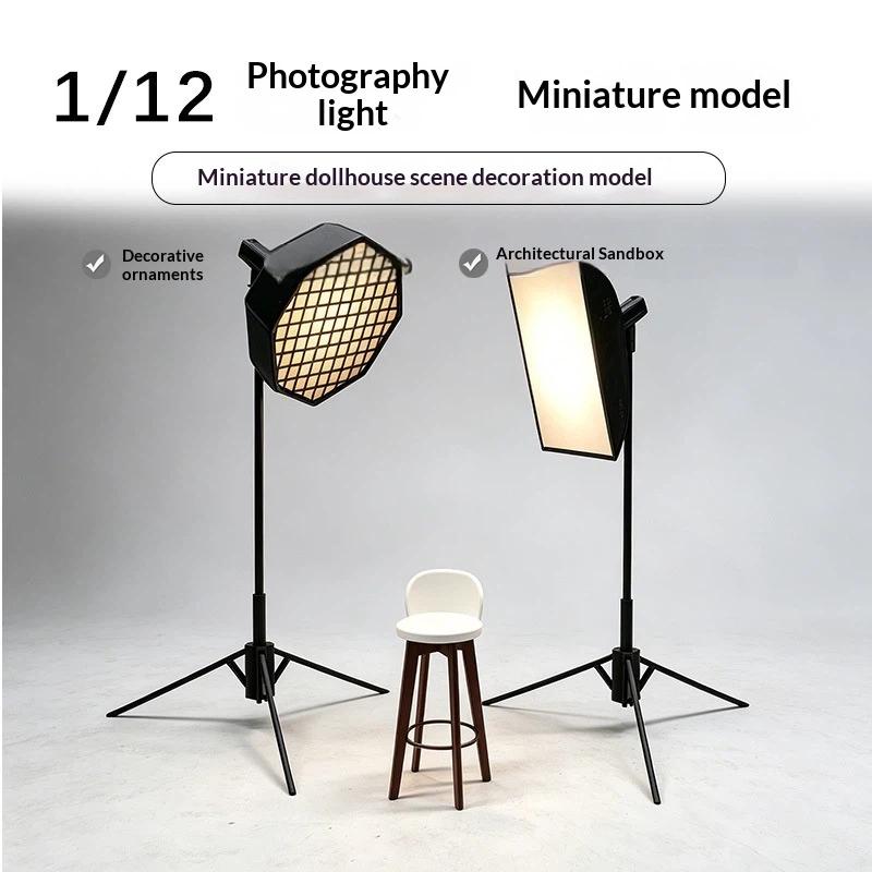 Hot 1/12 Mini Studio Light Sof - Photography Lighting Layout recension och pris