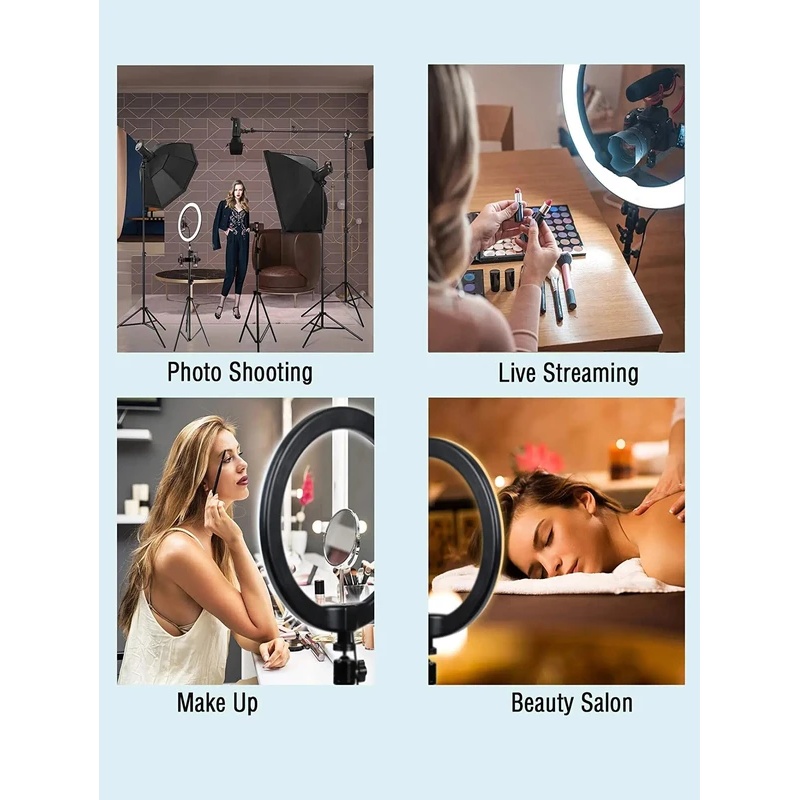 Desiontal 26cm Ring Light with - Photography Lighting Patterns recension och pris