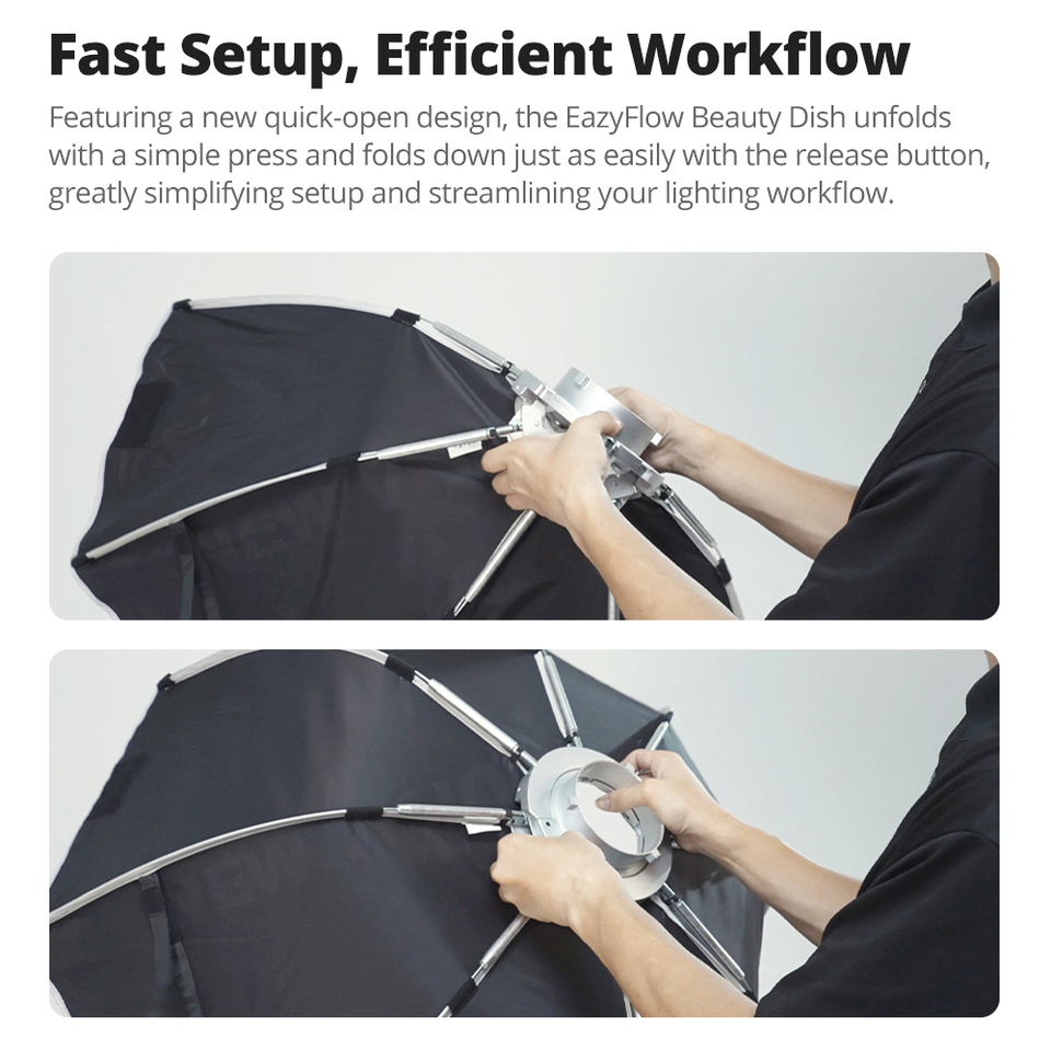 Godox EazyFlow Beauty Dish 65/ - Photography Lighting Beauty Dish recension och pris
