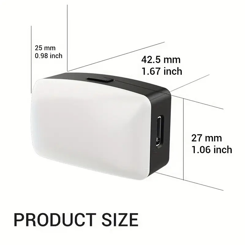 Mini Magnetic LED Selfie Light - Photography Lighting Patterns recension och pris