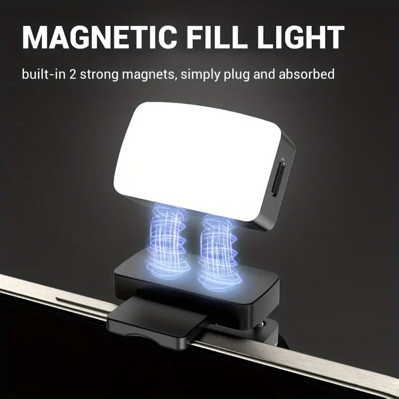 Mini Magnetic LED Selfie Light - Photography Lighting Patterns recension och pris