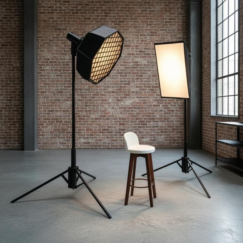 1/12 Mini Studio Light Softbox - Photography Lighting Layout recension och pris
