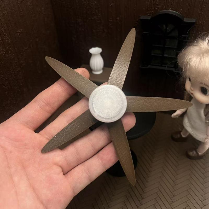 Miniature Ceiling Fan with LED - Photography Lighting Patterns recension och pris