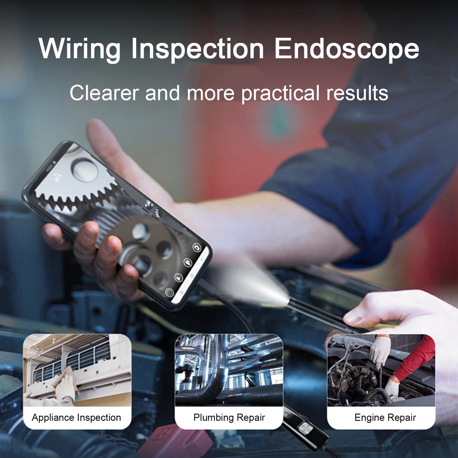 1-10m Endoscope Camera Android - Photography Lighting Patterns recension och pris